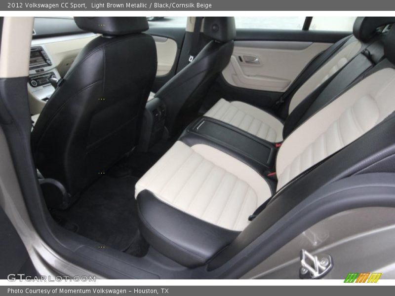 Light Brown Metallic / Black/Cornsilk Beige 2012 Volkswagen CC Sport