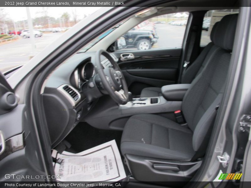 Mineral Gray Metallic / Black 2012 Jeep Grand Cherokee Laredo
