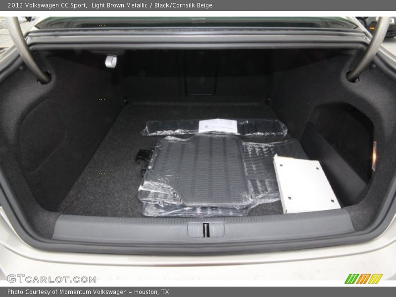 Light Brown Metallic / Black/Cornsilk Beige 2012 Volkswagen CC Sport