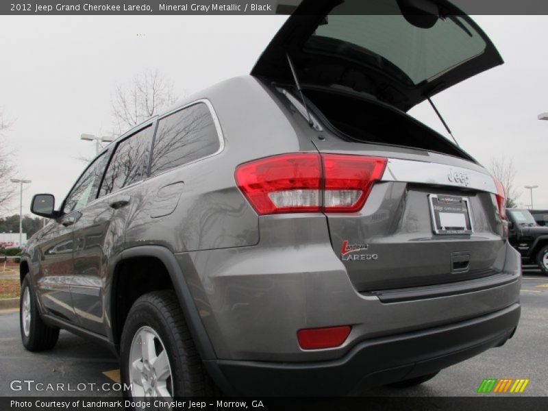 Mineral Gray Metallic / Black 2012 Jeep Grand Cherokee Laredo