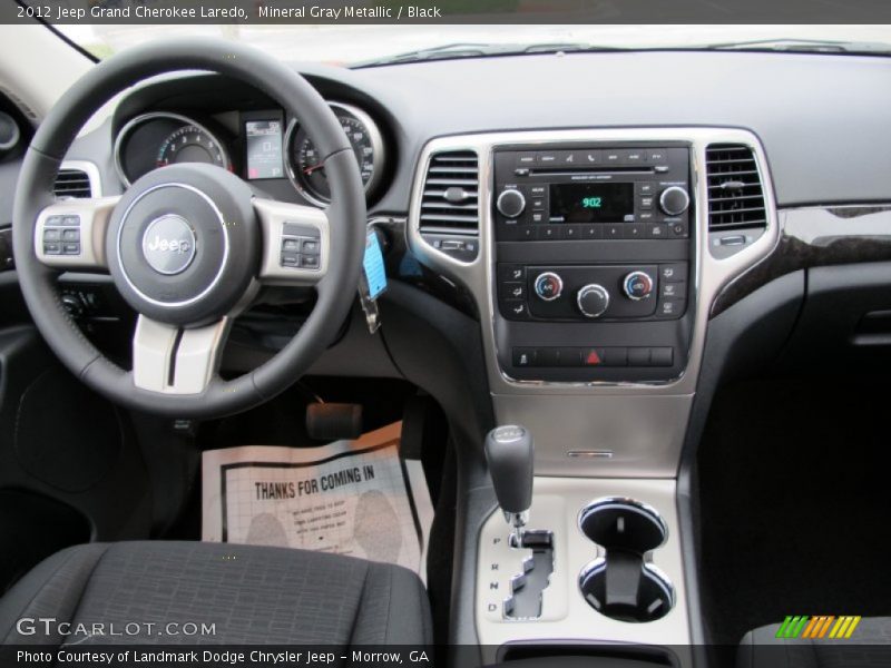Mineral Gray Metallic / Black 2012 Jeep Grand Cherokee Laredo