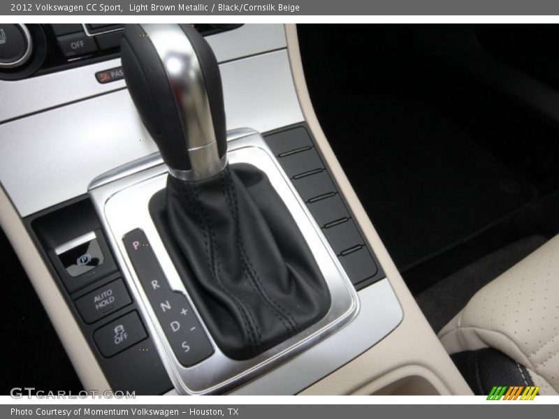 Light Brown Metallic / Black/Cornsilk Beige 2012 Volkswagen CC Sport
