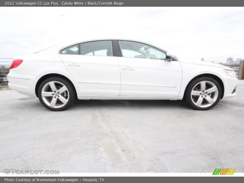 Candy White / Black/Cornsilk Beige 2012 Volkswagen CC Lux Plus