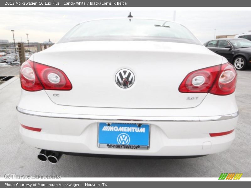 Candy White / Black/Cornsilk Beige 2012 Volkswagen CC Lux Plus