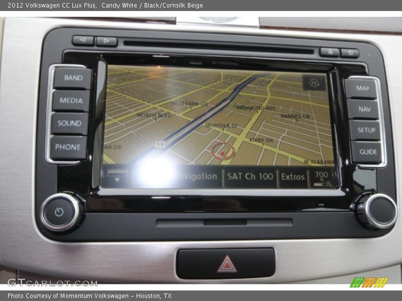 Candy White / Black/Cornsilk Beige 2012 Volkswagen CC Lux Plus