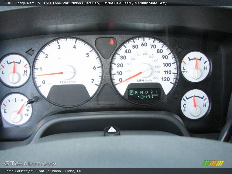Patriot Blue Pearl / Medium Slate Gray 2006 Dodge Ram 1500 SLT Lone Star Edition Quad Cab