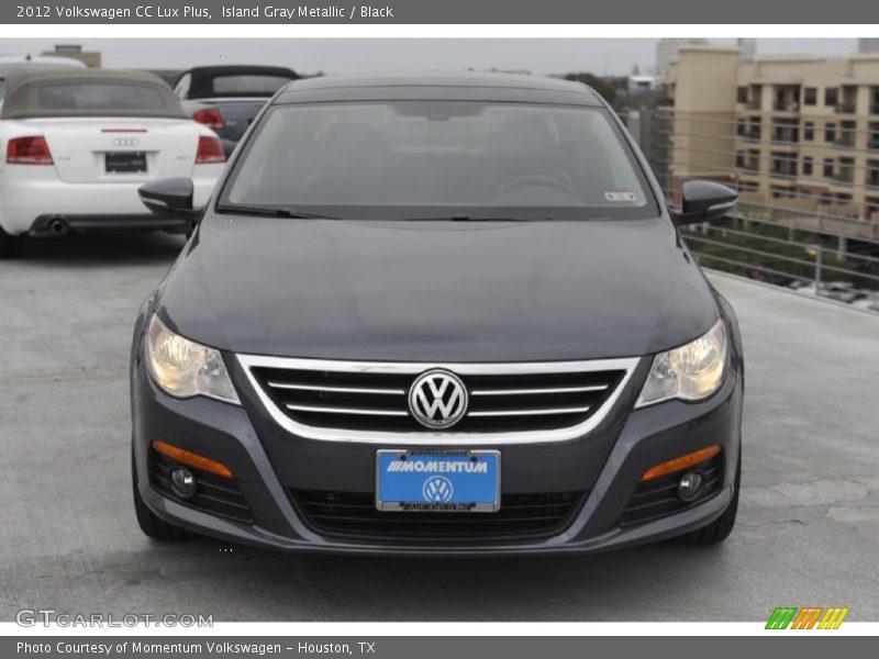 Island Gray Metallic / Black 2012 Volkswagen CC Lux Plus