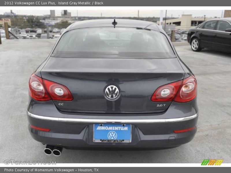 Island Gray Metallic / Black 2012 Volkswagen CC Lux Plus