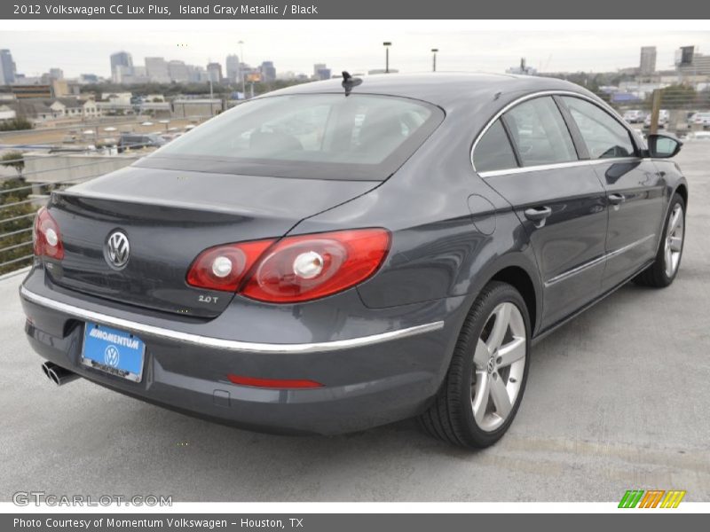 Island Gray Metallic / Black 2012 Volkswagen CC Lux Plus