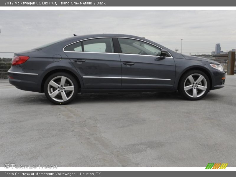 Island Gray Metallic / Black 2012 Volkswagen CC Lux Plus