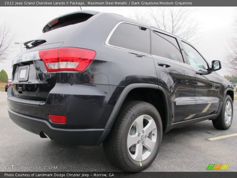 Maximum Steel Metallic / Dark Graystone/Medium Graystone 2012 Jeep Grand Cherokee Laredo X Package