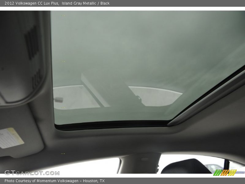 Island Gray Metallic / Black 2012 Volkswagen CC Lux Plus