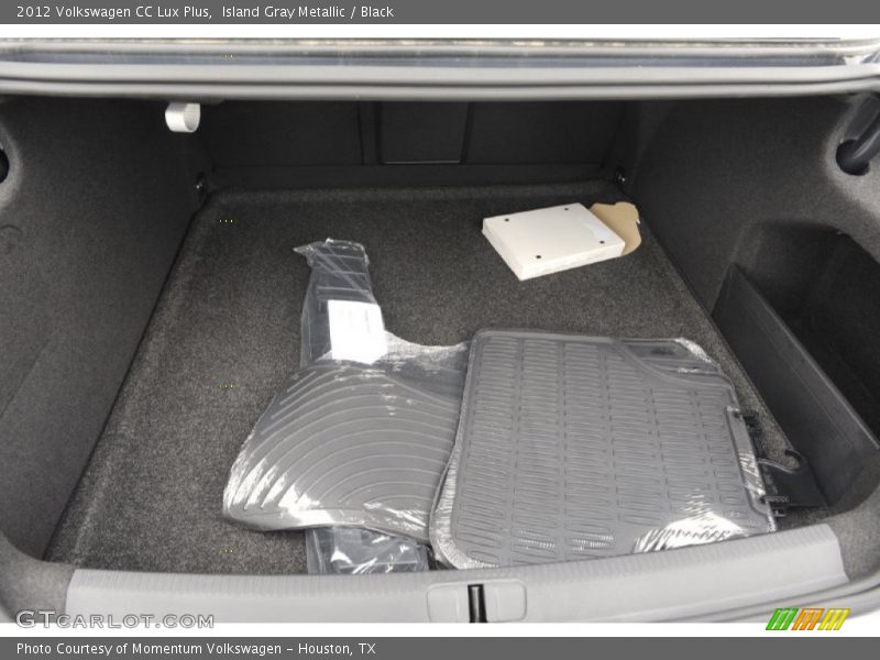 Island Gray Metallic / Black 2012 Volkswagen CC Lux Plus