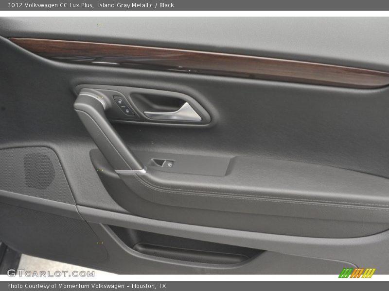 Island Gray Metallic / Black 2012 Volkswagen CC Lux Plus