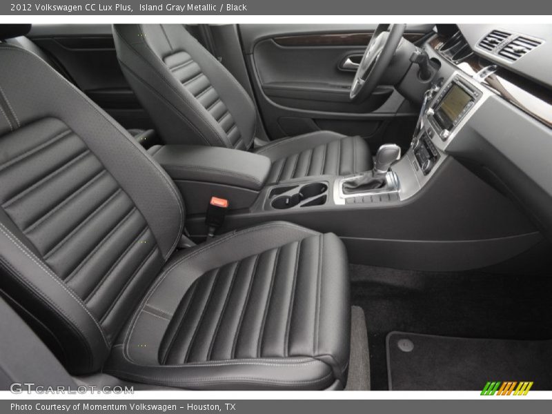 Island Gray Metallic / Black 2012 Volkswagen CC Lux Plus