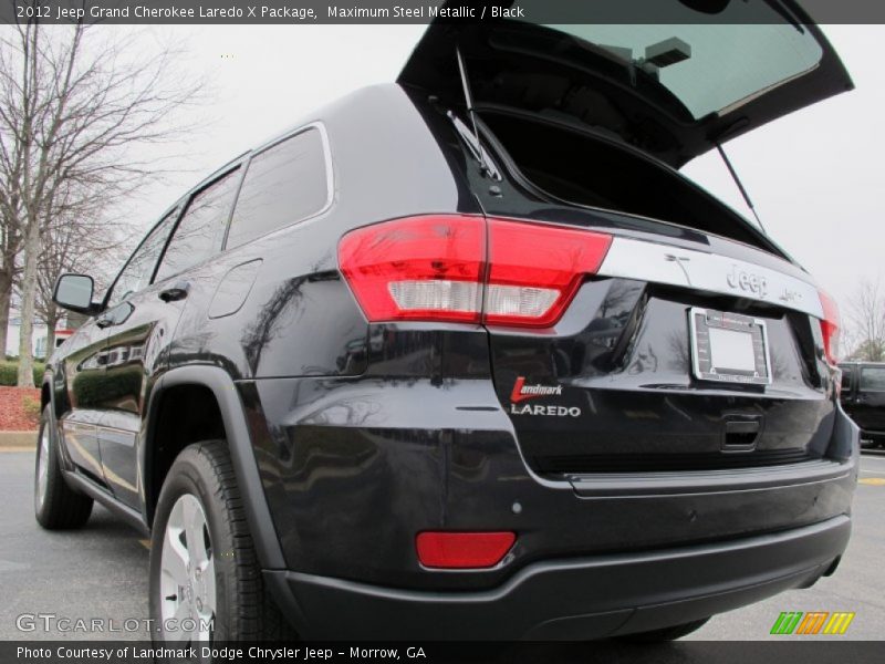 Maximum Steel Metallic / Black 2012 Jeep Grand Cherokee Laredo X Package