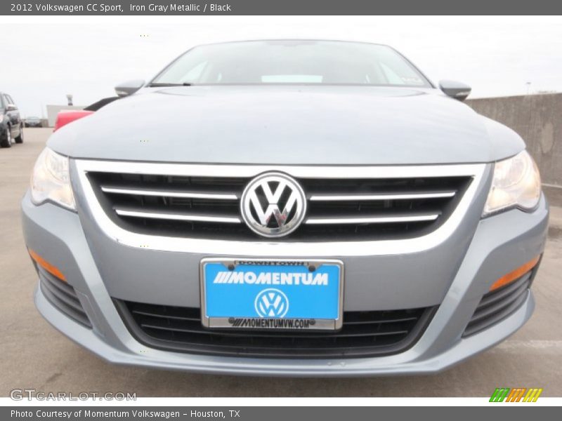 Iron Gray Metallic / Black 2012 Volkswagen CC Sport