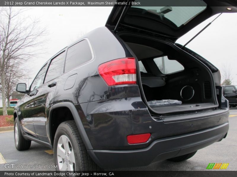 Maximum Steel Metallic / Black 2012 Jeep Grand Cherokee Laredo X Package