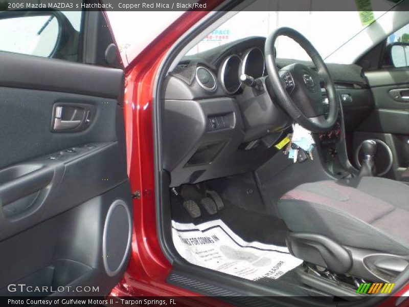 Copper Red Mica / Black/Red 2006 Mazda MAZDA3 s Hatchback