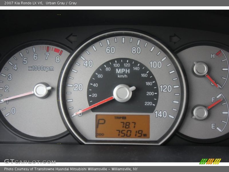 Urban Gray / Gray 2007 Kia Rondo LX V6