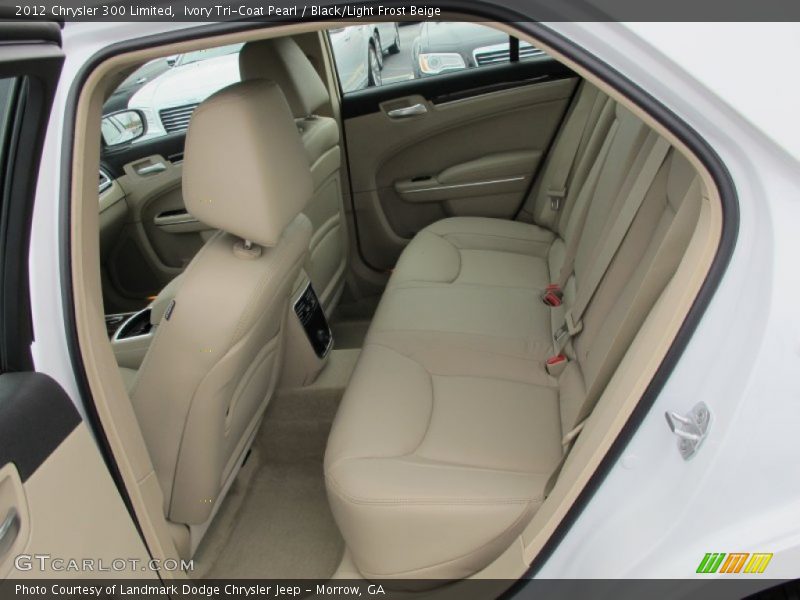 Ivory Tri-Coat Pearl / Black/Light Frost Beige 2012 Chrysler 300 Limited
