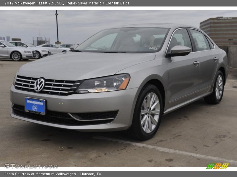Reflex Silver Metallic / Cornsilk Beige 2012 Volkswagen Passat 2.5L SEL