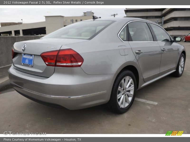 Reflex Silver Metallic / Cornsilk Beige 2012 Volkswagen Passat 2.5L SEL