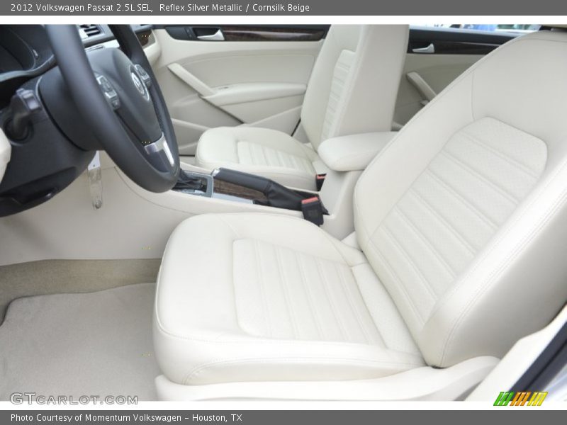 Reflex Silver Metallic / Cornsilk Beige 2012 Volkswagen Passat 2.5L SEL