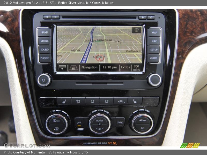 Reflex Silver Metallic / Cornsilk Beige 2012 Volkswagen Passat 2.5L SEL
