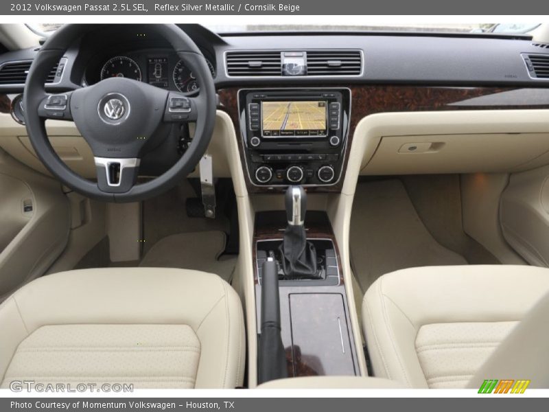 Reflex Silver Metallic / Cornsilk Beige 2012 Volkswagen Passat 2.5L SEL