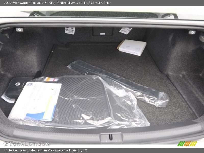 Reflex Silver Metallic / Cornsilk Beige 2012 Volkswagen Passat 2.5L SEL