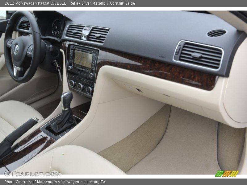Reflex Silver Metallic / Cornsilk Beige 2012 Volkswagen Passat 2.5L SEL