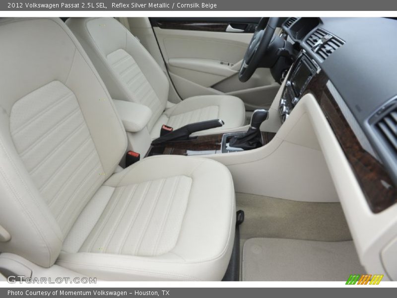 Reflex Silver Metallic / Cornsilk Beige 2012 Volkswagen Passat 2.5L SEL