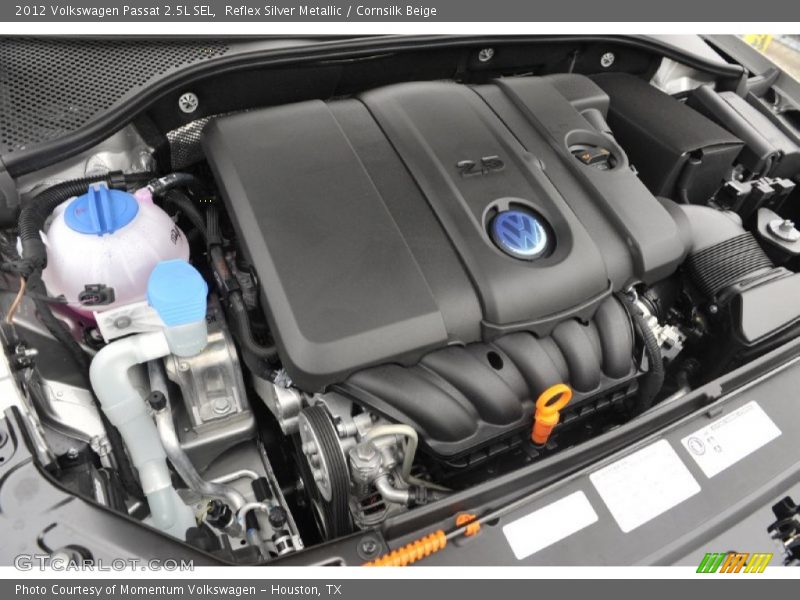 Reflex Silver Metallic / Cornsilk Beige 2012 Volkswagen Passat 2.5L SEL