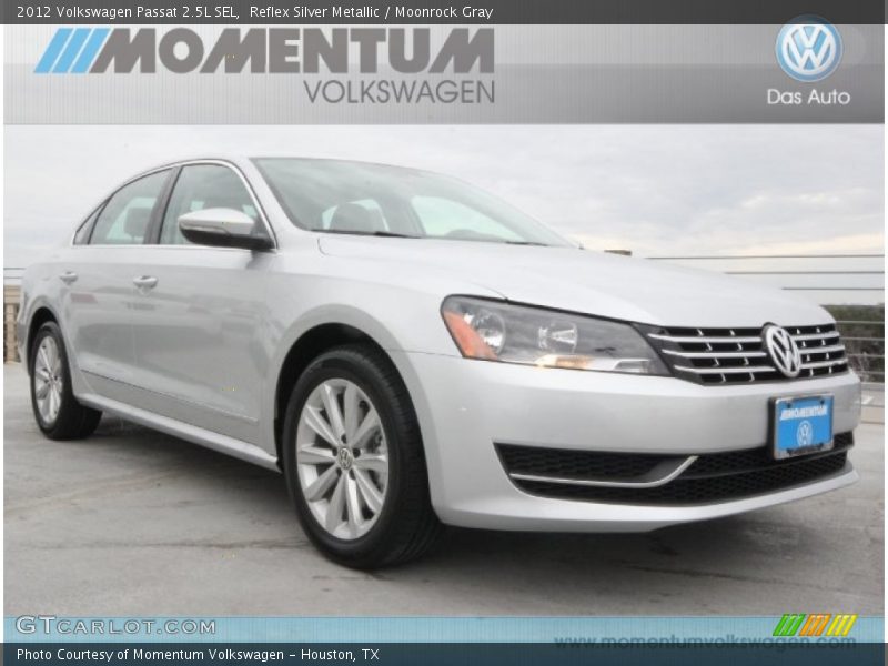 Reflex Silver Metallic / Moonrock Gray 2012 Volkswagen Passat 2.5L SEL