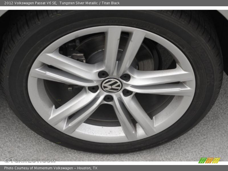 Tungsten Silver Metallic / Titan Black 2012 Volkswagen Passat V6 SE