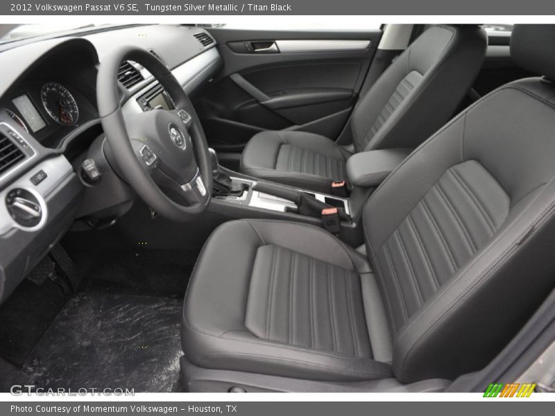 Tungsten Silver Metallic / Titan Black 2012 Volkswagen Passat V6 SE
