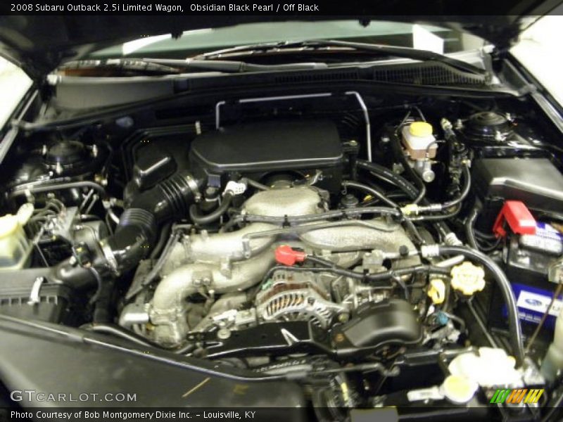 Obsidian Black Pearl / Off Black 2008 Subaru Outback 2.5i Limited Wagon
