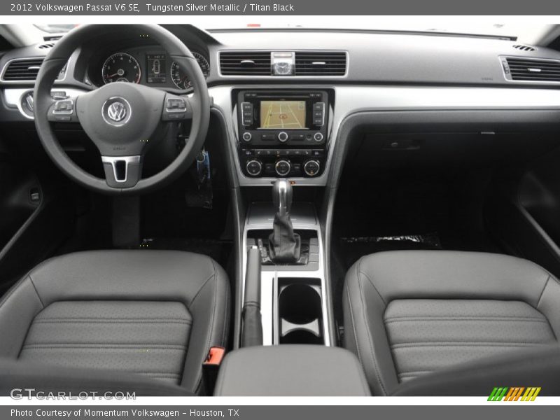 Tungsten Silver Metallic / Titan Black 2012 Volkswagen Passat V6 SE