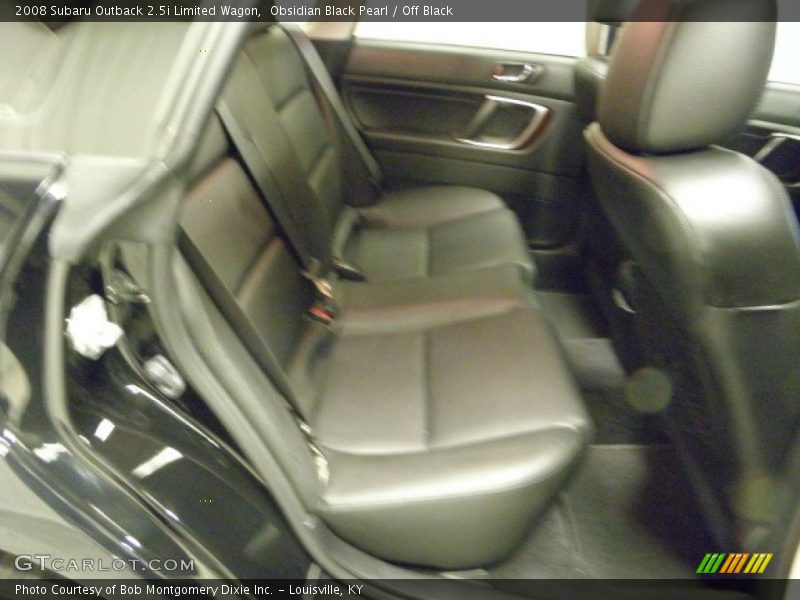 Obsidian Black Pearl / Off Black 2008 Subaru Outback 2.5i Limited Wagon