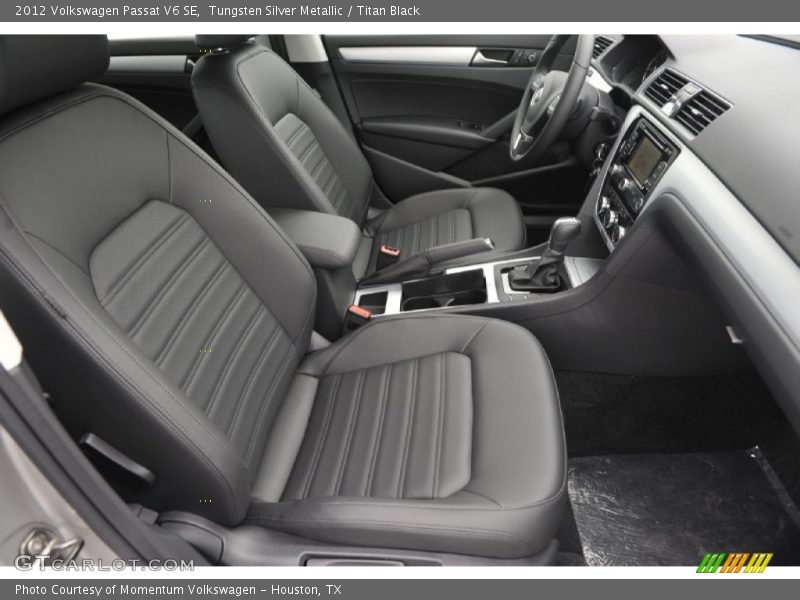 Tungsten Silver Metallic / Titan Black 2012 Volkswagen Passat V6 SE