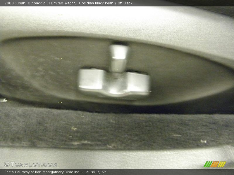 Obsidian Black Pearl / Off Black 2008 Subaru Outback 2.5i Limited Wagon