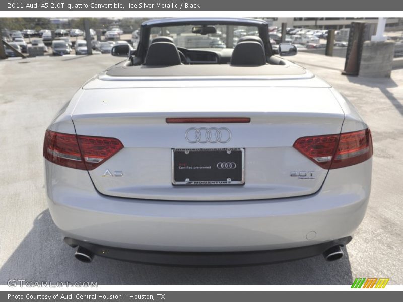 Ice Silver Metallic / Black 2011 Audi A5 2.0T quattro Convertible