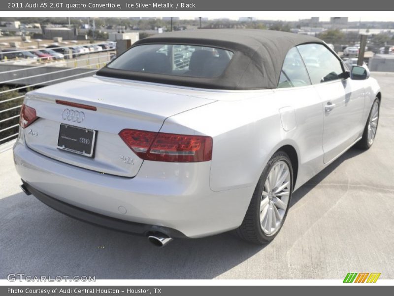 Ice Silver Metallic / Black 2011 Audi A5 2.0T quattro Convertible