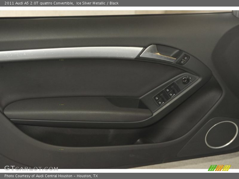 Ice Silver Metallic / Black 2011 Audi A5 2.0T quattro Convertible