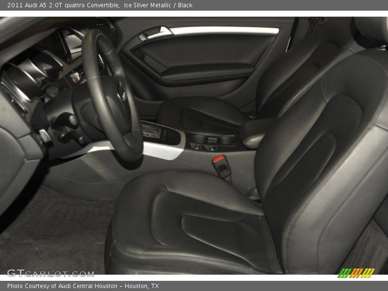 Ice Silver Metallic / Black 2011 Audi A5 2.0T quattro Convertible