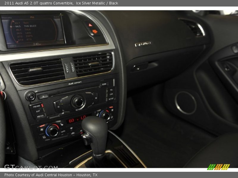 Ice Silver Metallic / Black 2011 Audi A5 2.0T quattro Convertible