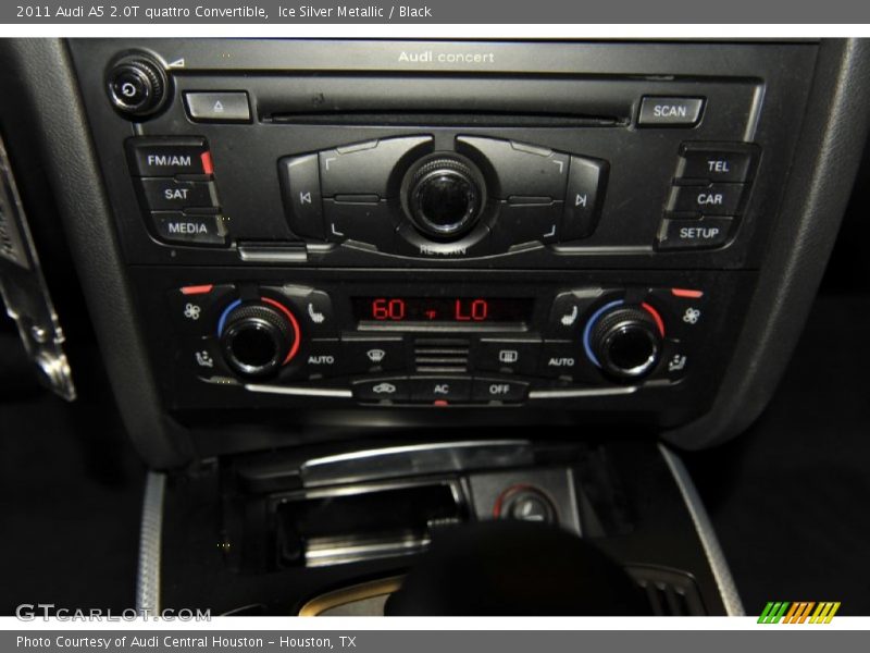 Ice Silver Metallic / Black 2011 Audi A5 2.0T quattro Convertible