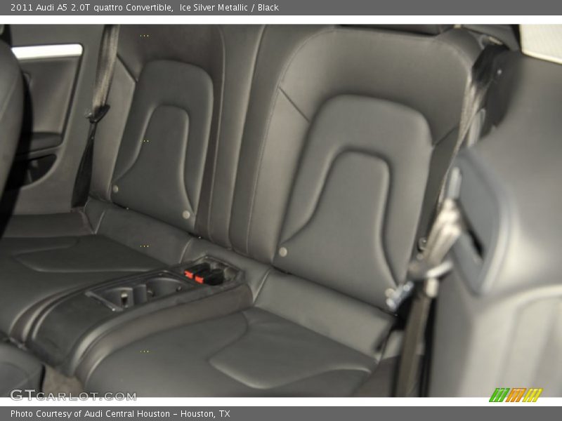 Ice Silver Metallic / Black 2011 Audi A5 2.0T quattro Convertible