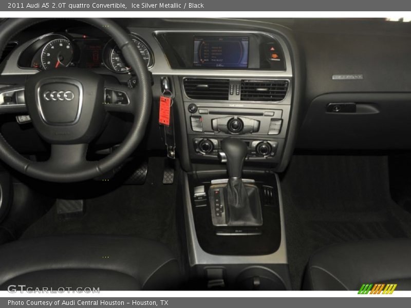 Ice Silver Metallic / Black 2011 Audi A5 2.0T quattro Convertible